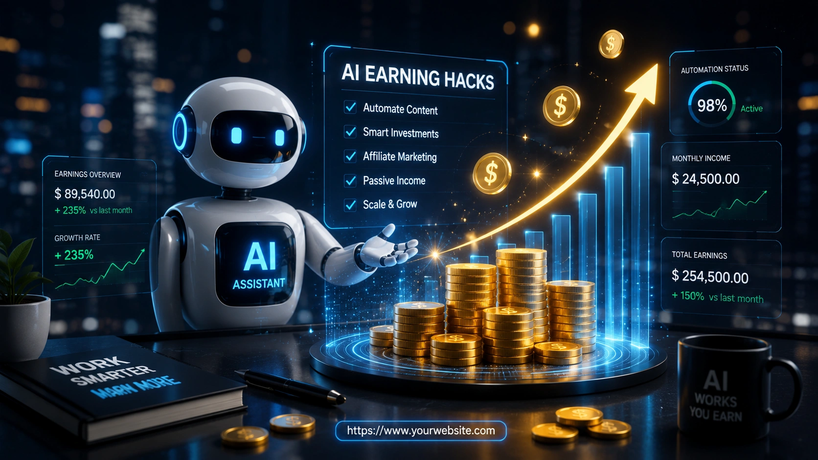 AI earning hacks for productivity seekers