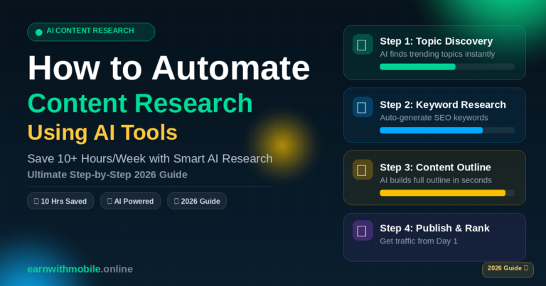How to Automate Content Research Using AI Tools - Step by Step 2026 Guide
