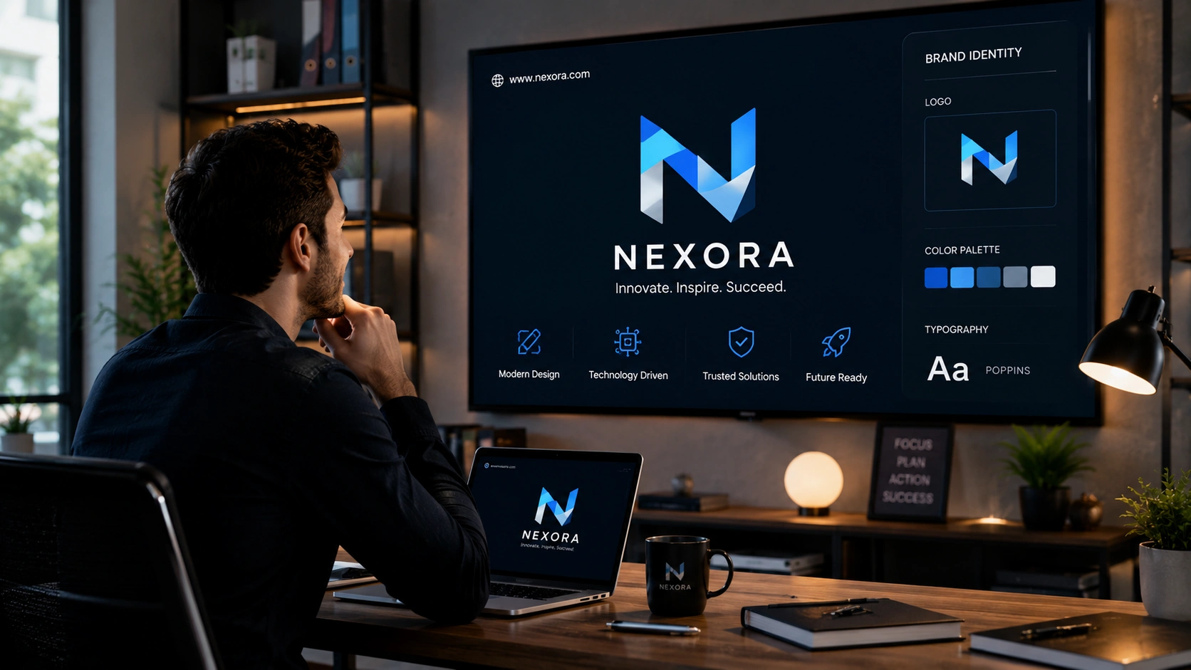 success in building a professional brand identity