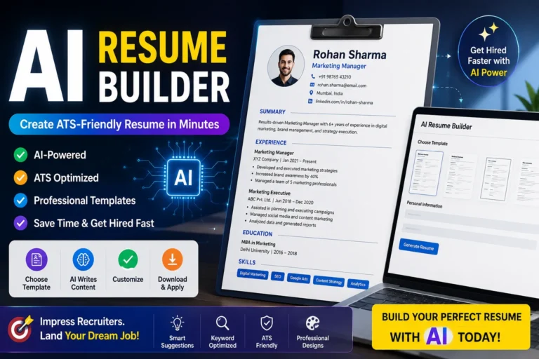 AI Resume Builder Complete Guide 2026 – Create ATS-Friendly Resume
