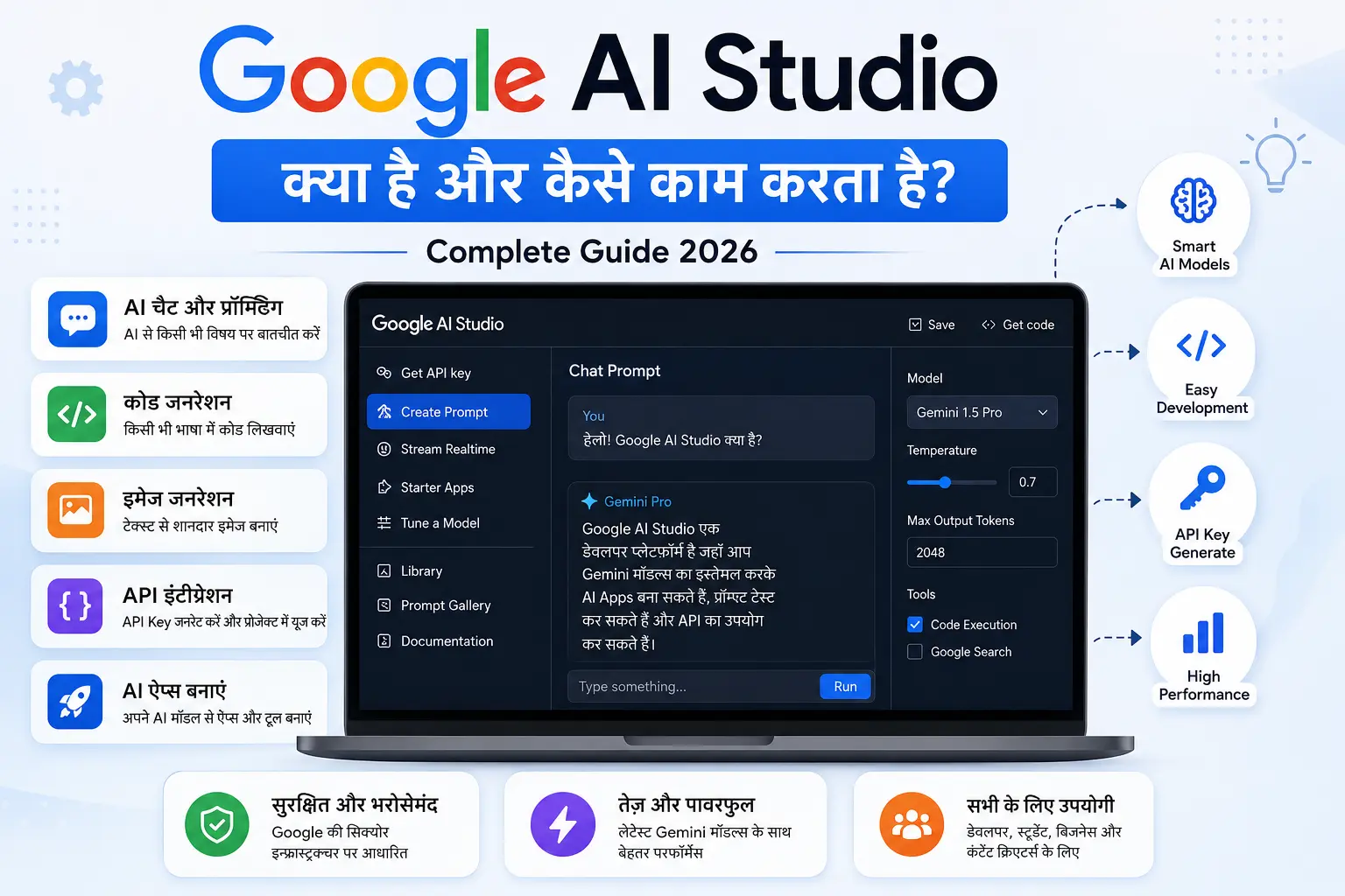 Google AI Studio Tutorial Google AI Studio Complete Guide