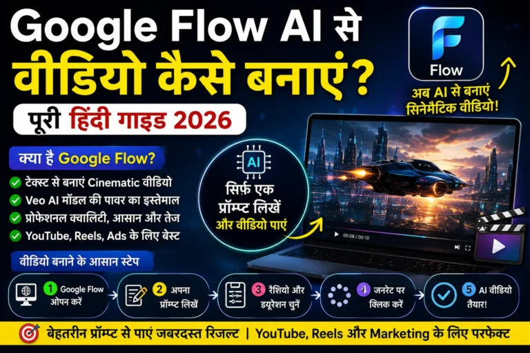 Google Flow AI Se Video Kaise Banaye Hindi Guide 2026